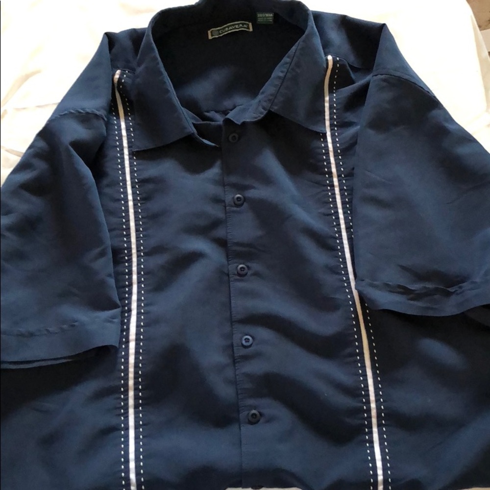 Cubavera short sleeve button down 3XLT